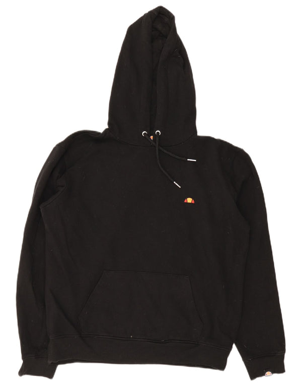 Felpa con cappuccio da donna Ellesse UK 12 cotone nero medio