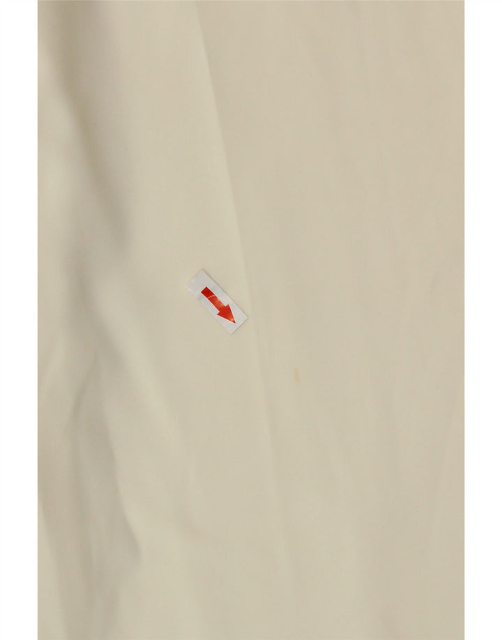 Pantaloni chino dritti da donna VERSACE IT 46 Large W32 L32 Bianco sporco