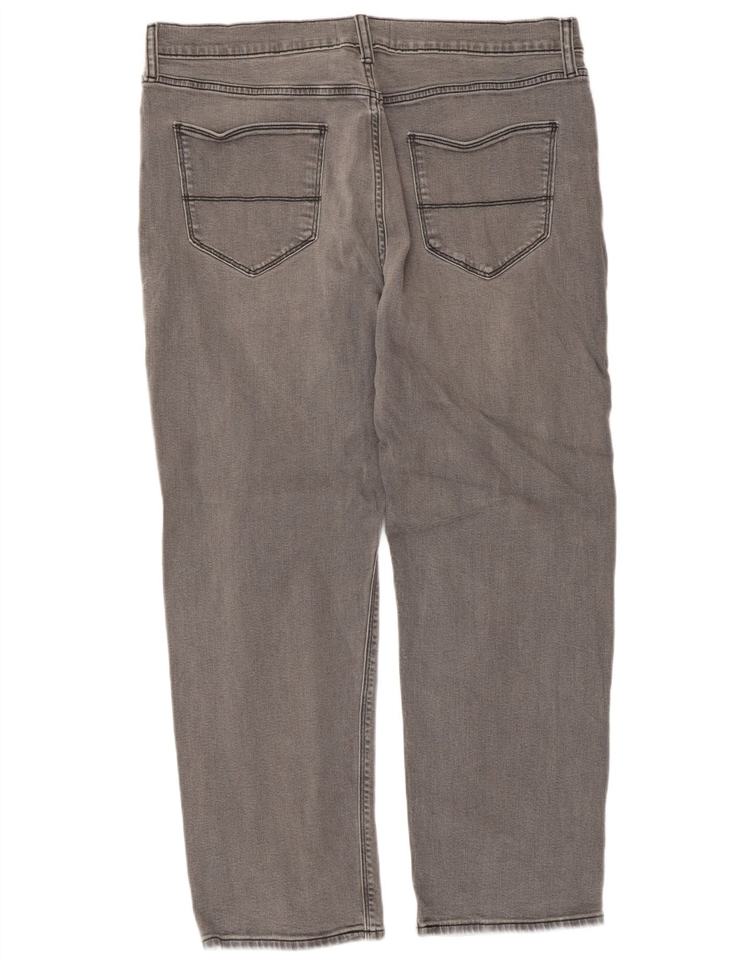 Jeans dritti da uomo Marks & Spencer W36 L29 cotone grigio