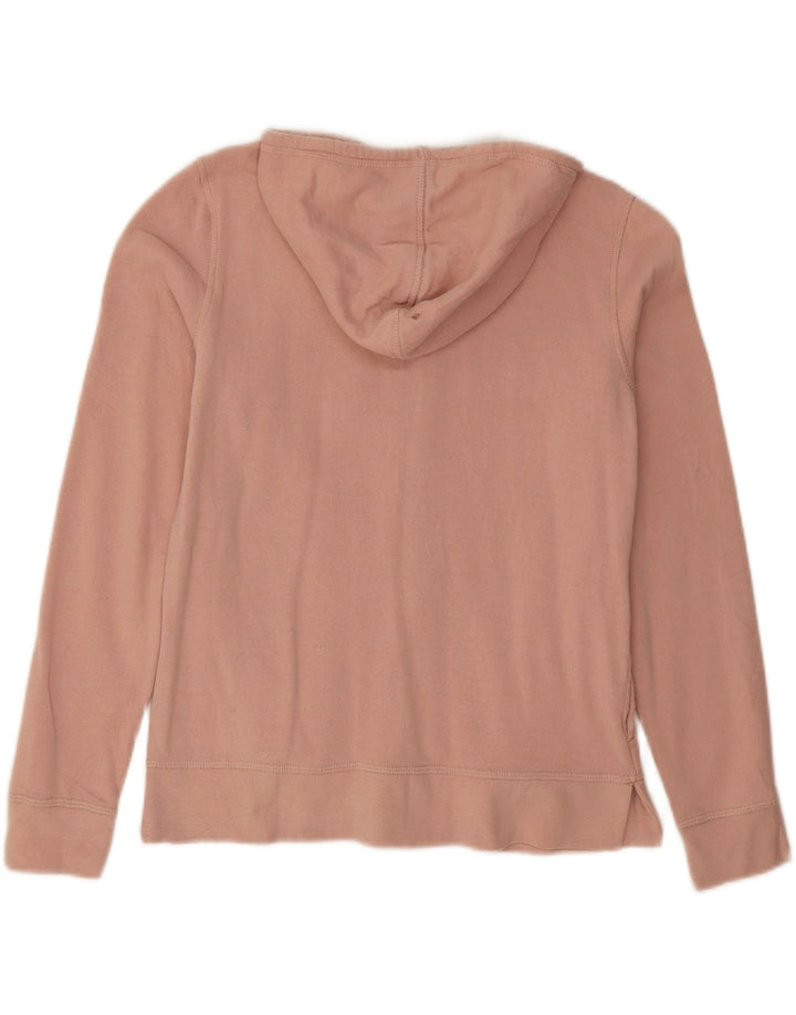 EDDIE BAUER Womens Zip Hoodie Sweater UK 10 Small Pink Polyester Vintage Eddie Bauer and Second-Hand Eddie Bauer from Messina Hembry 
