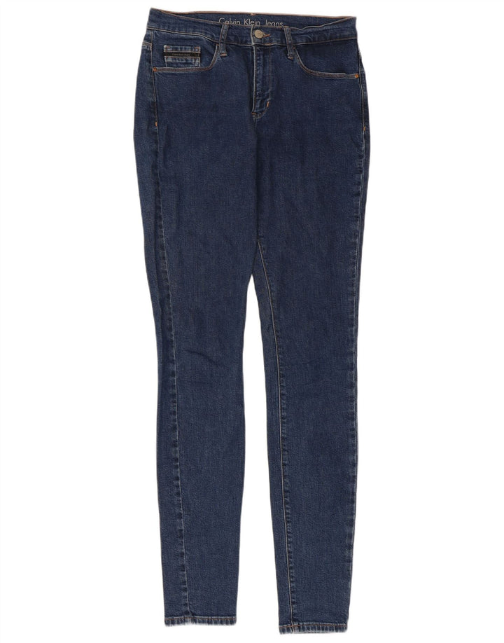 CALVIN KLEIN Jeans skinny da donna W29 L34 Blu navy