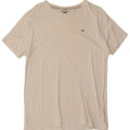 T-shirt da uomo con vestibilità regolare Tommy Hilfiger Top in cotone bianco medio