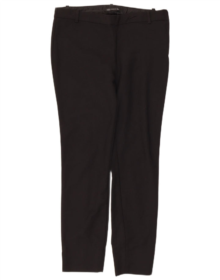 Pantaloni casual slim da donna Zara medi W32 L26 neri