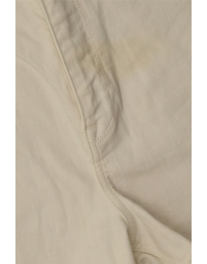LEE Womens Mom Denim Shorts W27 Small White Cotton Vintage Lee and Second-Hand Lee from Messina Hembry 