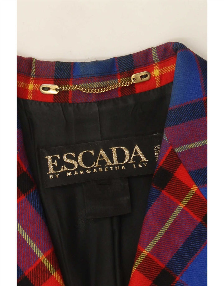 Giacca da donna Escada by Margaretha Ley Blazer UK 14 media multicolore