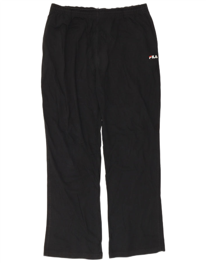 Pantaloni da tuta da uomo Fila XL in cotone nero