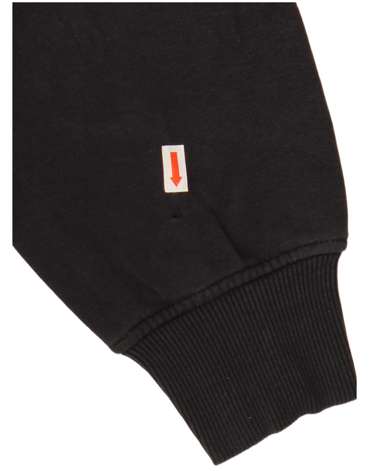 ELLESSE Felpa grafica da uomo Maglione grande cotone nero