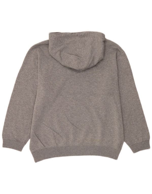 Maglione con cappuccio grafico da uomo Champion grigio medio chiazzato