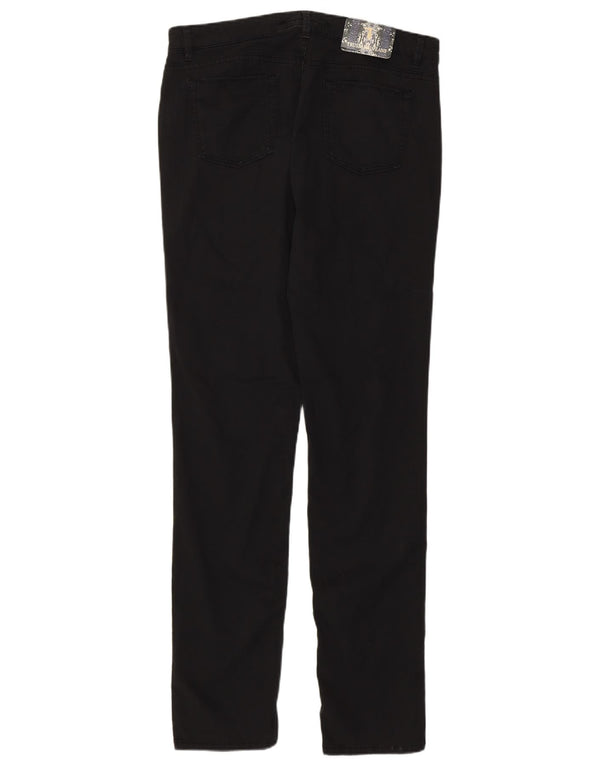Pantaloni Casual Slim Donna Trussardi W31 L30 Cotone Nero