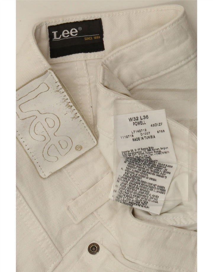 Jeans LEE Powell Slim da donna W32 L27 cotone bianco