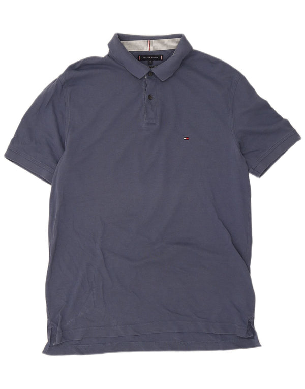 Polo da uomo Regular Fit Tommy Hilfiger XL in cotone blu navy