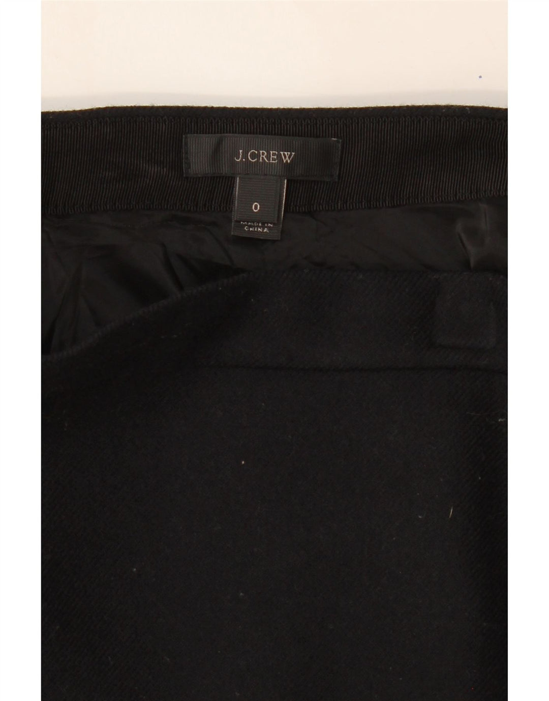 J. CREW Womens Pencil Skirt US 0 XS W26  Black Wool Vintage J. Crew and Second-Hand J. Crew from Messina Hembry 