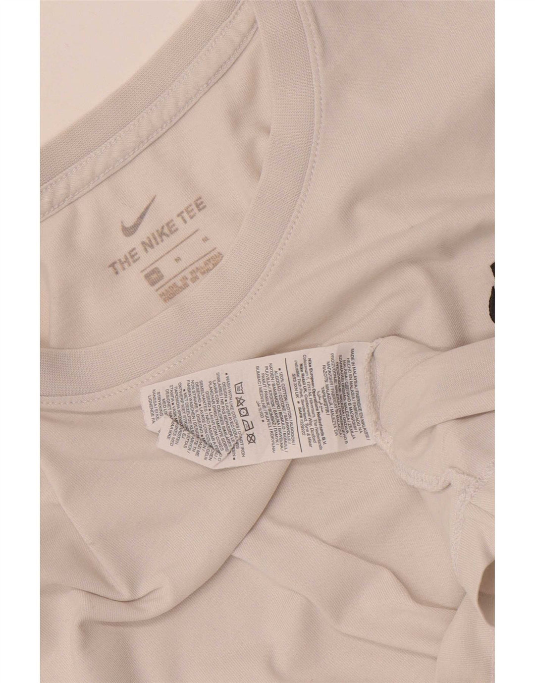 T-shirt da uomo Nike Top in cotone bianco medio