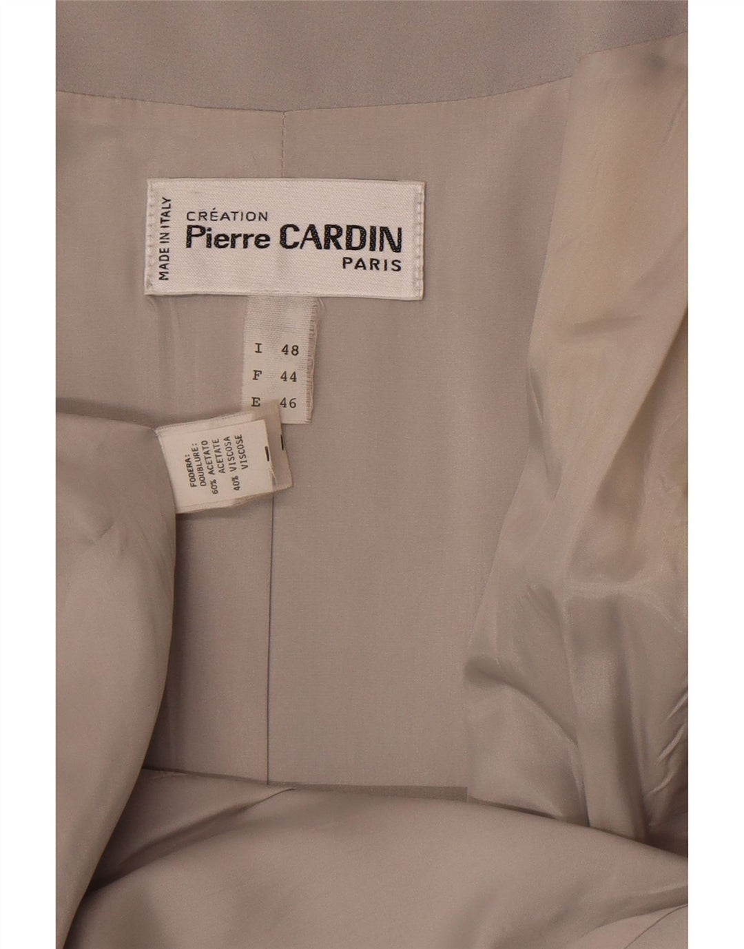 Cappotto Donna Pierre Cardin IT 48 XL Acetato Grigio