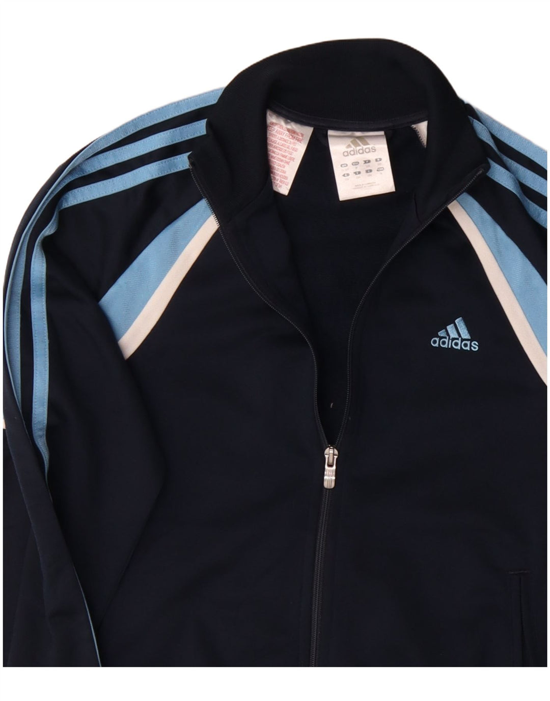 Giacca da tuta da ragazzo Adidas 11-12 anni Blu Navy Colourblock