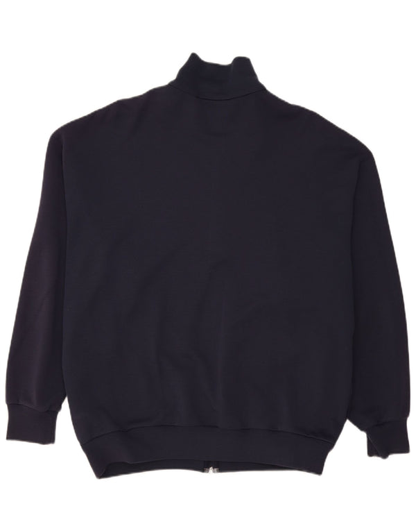 Giacca da tuta da uomo Schneider di grandi dimensioni in poliacrilico geometrico blu navy