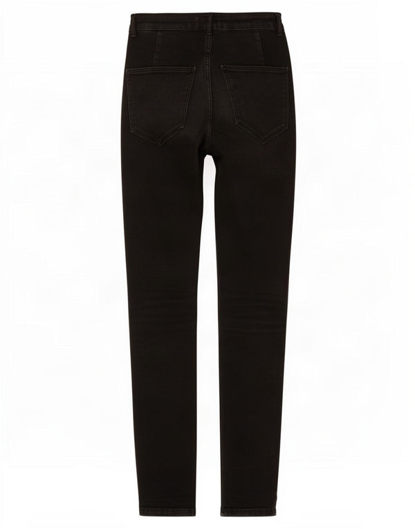 Zara Womens High Waist Skinny Jeans EU 36 XS W26 L27 Black
