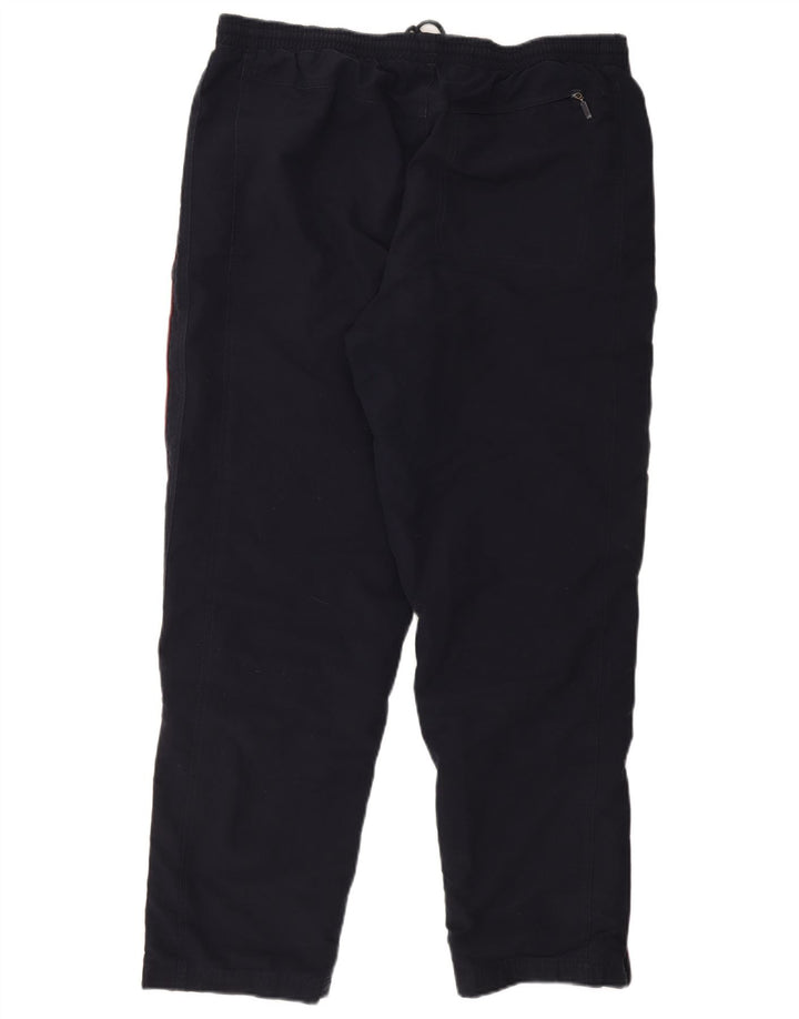 Pantaloni da tuta da uomo Adidas XL poliestere blu navy