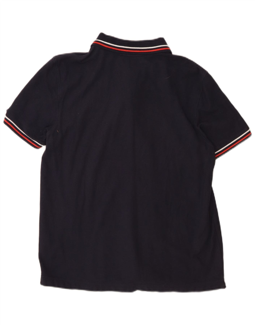 Polo da uomo Lotto in cotone medio blu navy