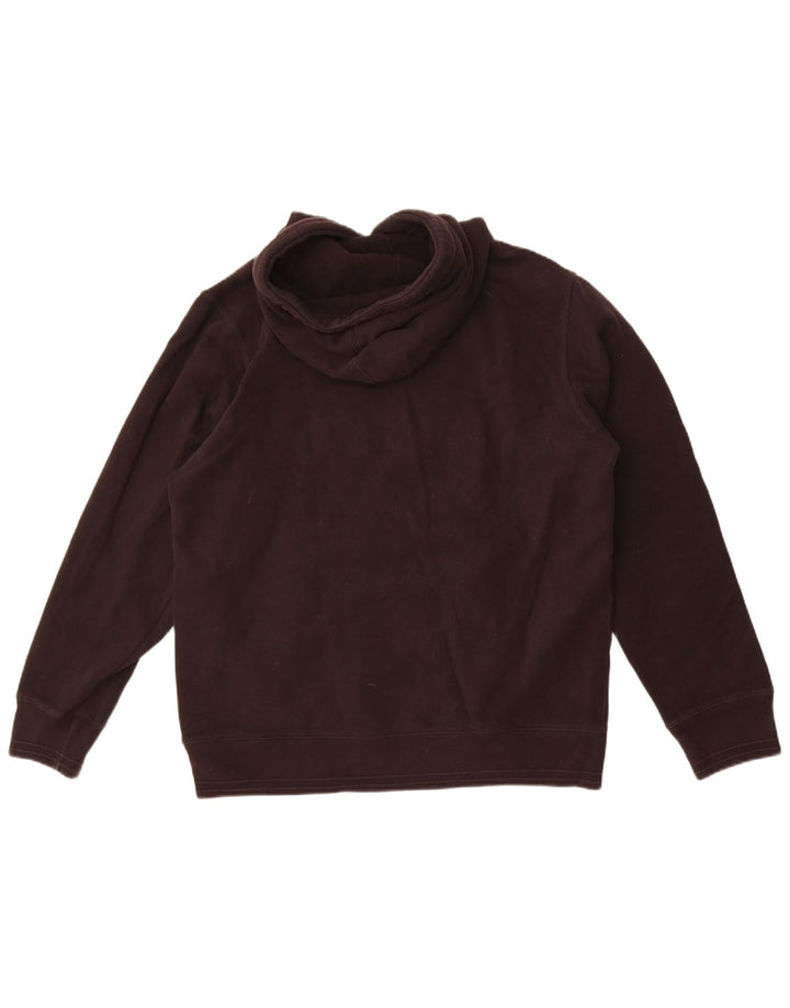 Felpa con cappuccio grafica da uomo Fat Face Heritage, grande cotone nero