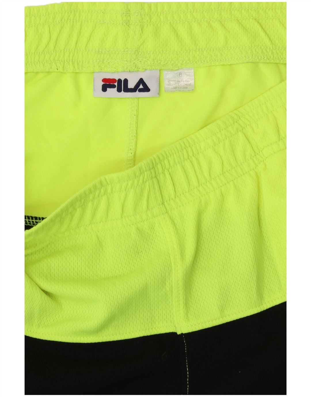 Pantaloncini sportivi Fila da bambino 15-16 anni Poliestere color block nero