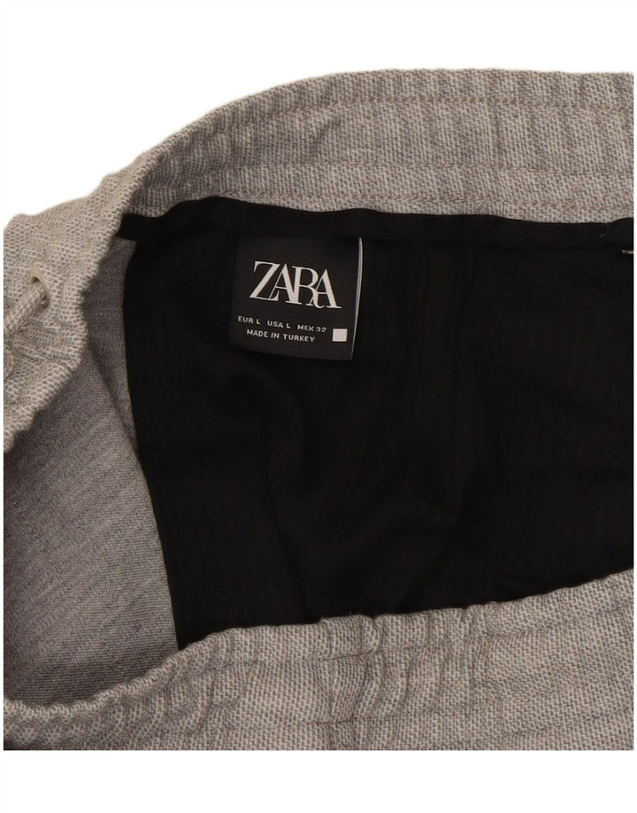 Pantaloni della tuta da donna Zara UK 16 grandi grigi