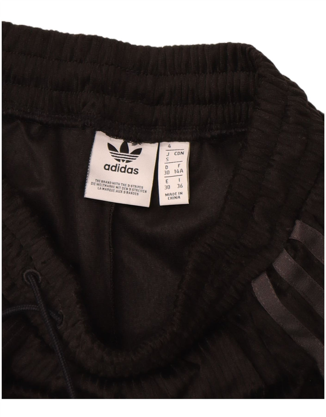 Pantaloni da tuta da donna Adidas Joggers UK 4 XS poliestere nero