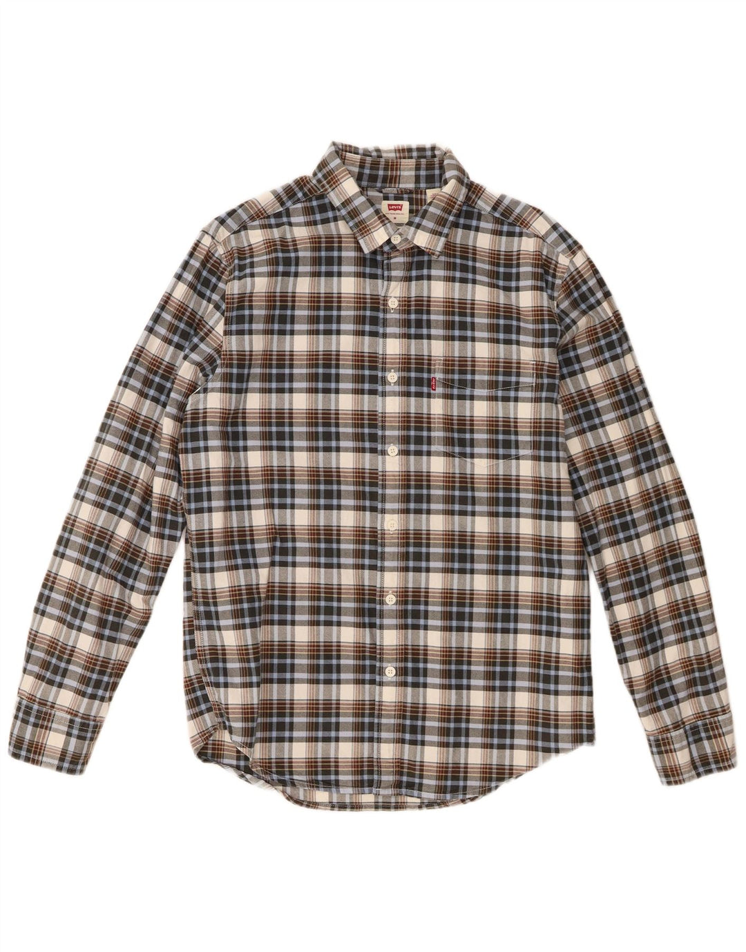 Camicia Levi's da uomo vestibilità standard in cotone a quadri multicolore medio
