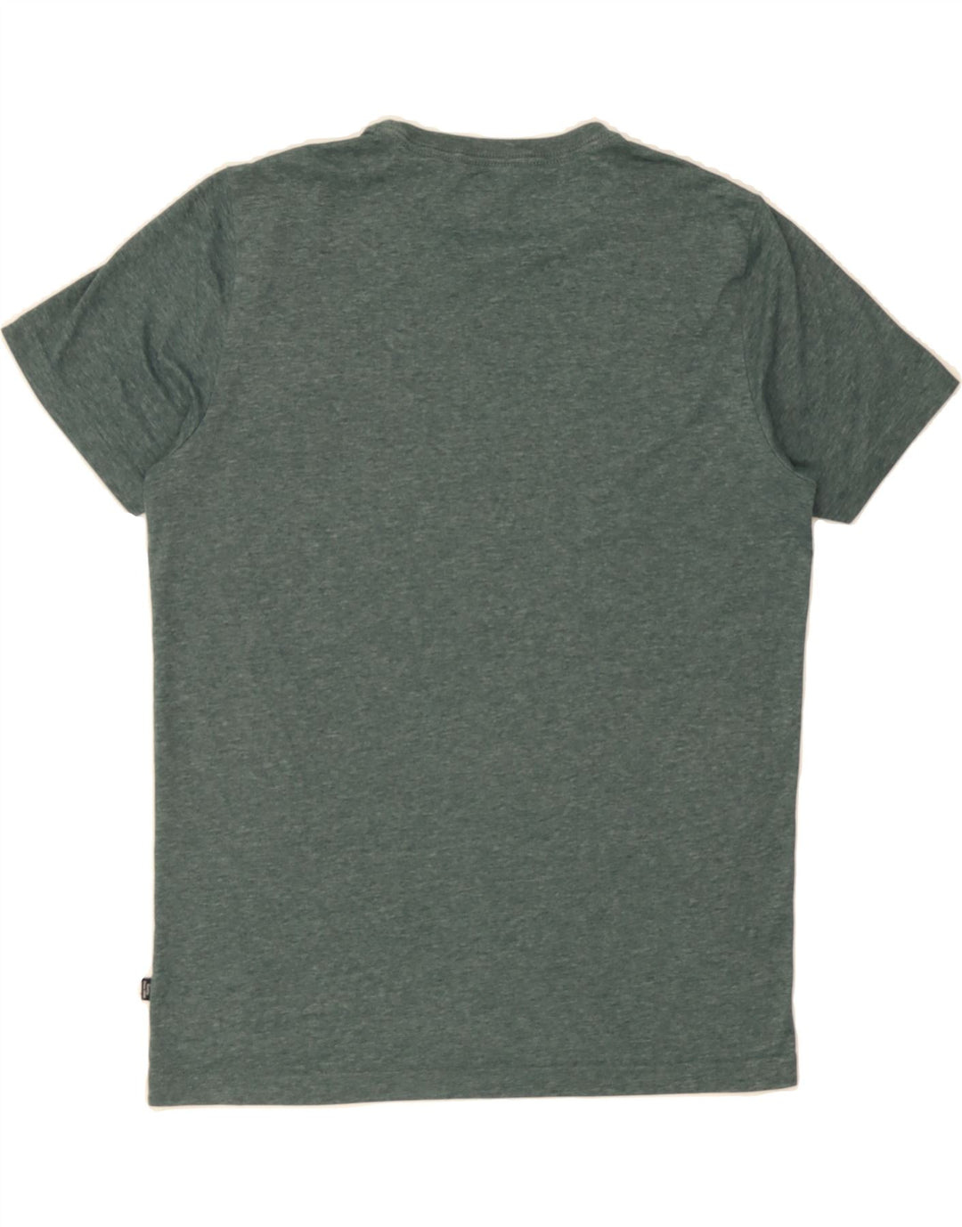 PUMA Mens Graphic T-Shirt Top Medium Green Flecked Vintage Puma and Second-Hand Puma from Messina Hembry 