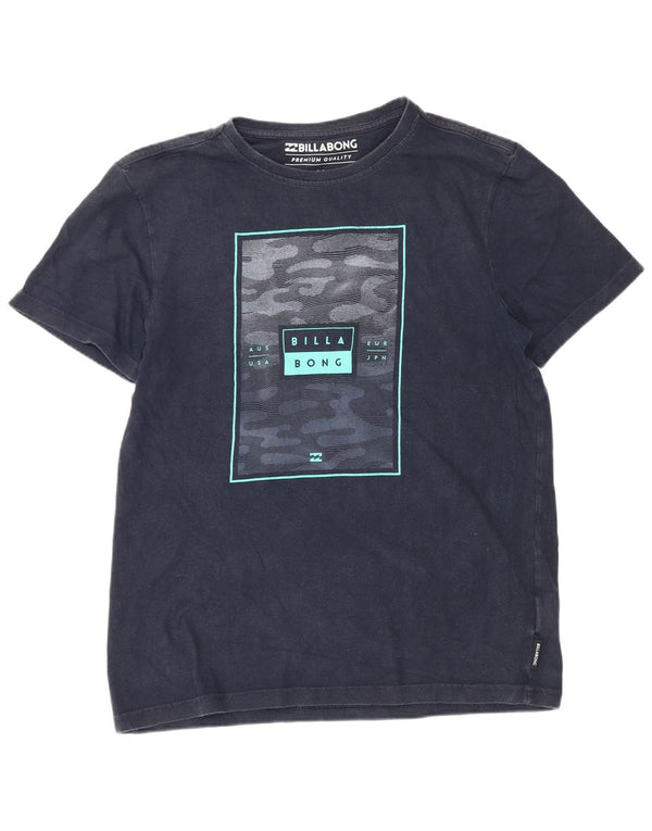Maglietta grafica da ragazzo Billabong Top 13-14 anni in cotone blu navy