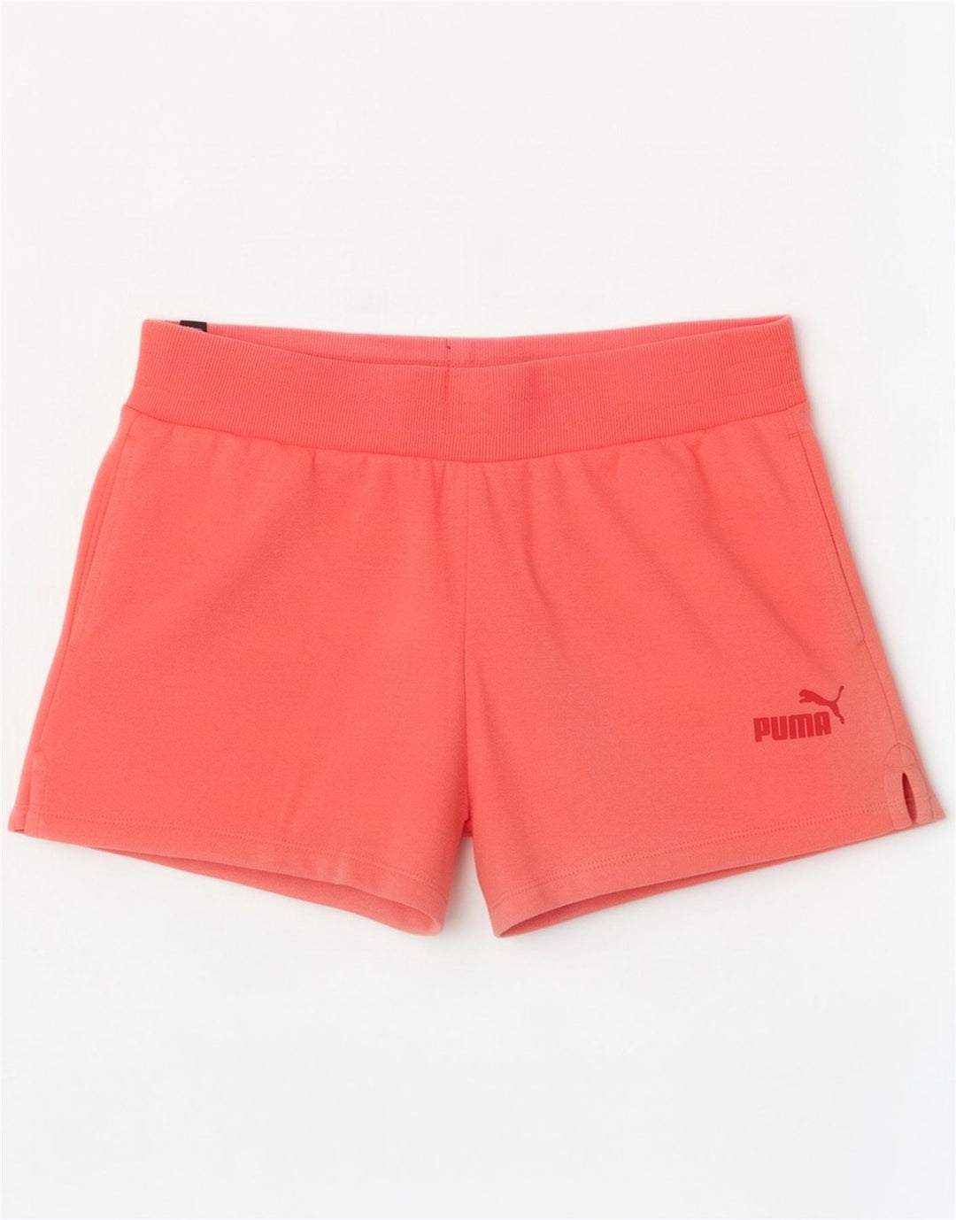 Pantaloncini sportivi da donna Puma UK 14 cotone rosa medio