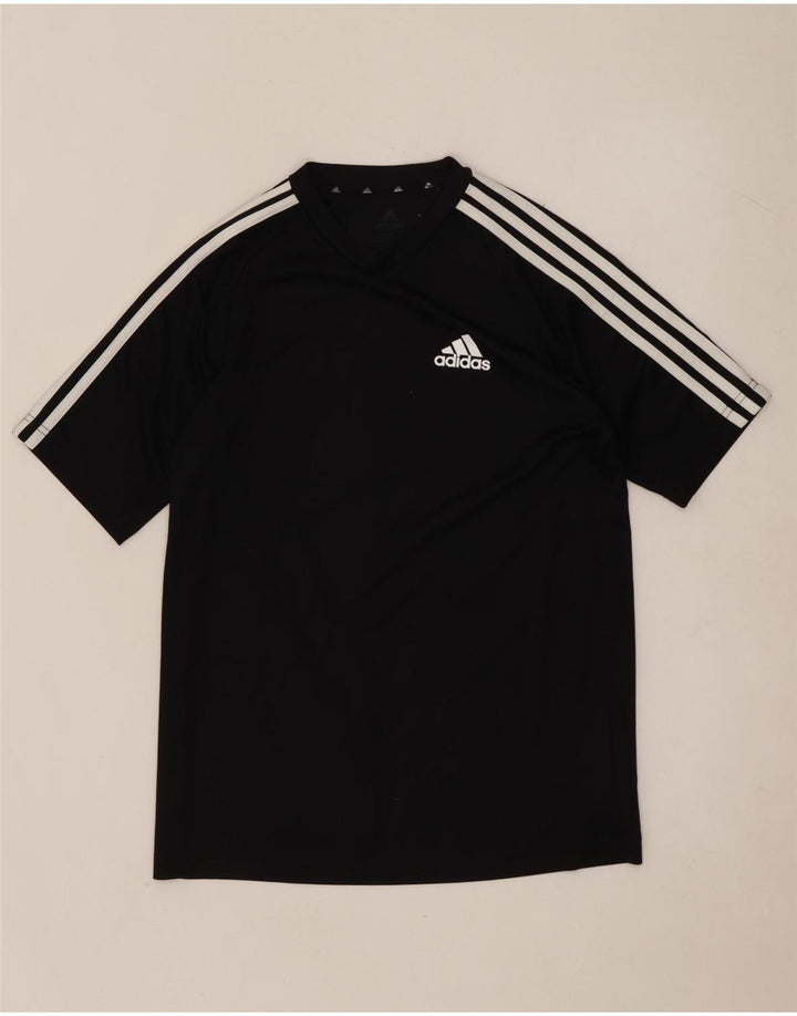 T-shirt ADIDAS da uomo Aeroready Top piccola in poliestere nero