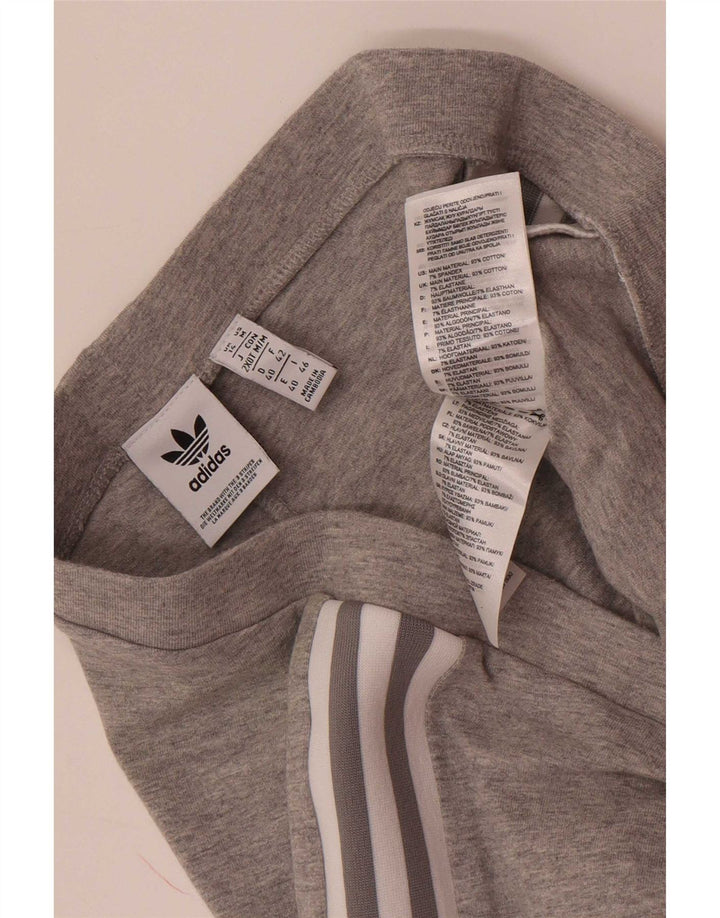 Leggings Adidas da donna UK 14 cotone grigio medio