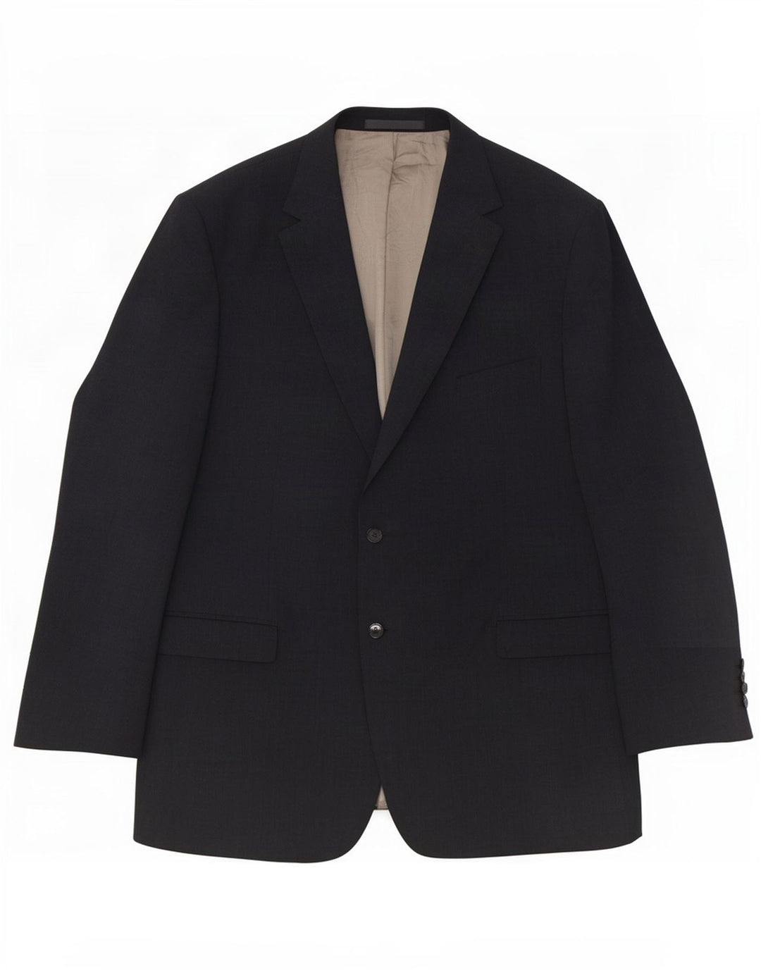 Giacca blazer lunga a 2 bottoni Marks & Spencer da uomo UK 48 2XL Lana grigia