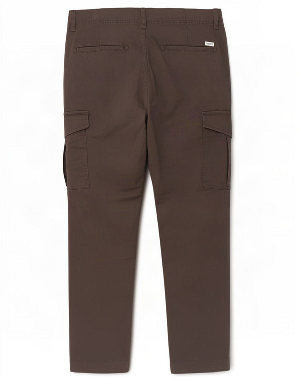 Pantaloni cargo slim da uomo Jack & Jones W32 L32 Cotone grigio