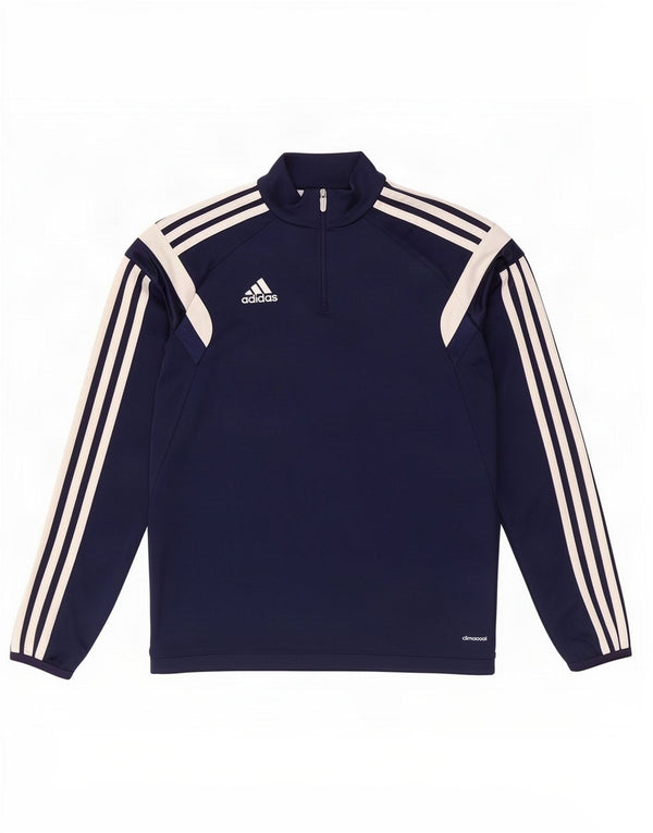 Adidas Ragazzi Climacool Pullover Tuta Top 11-12 anni Large Blu Navy