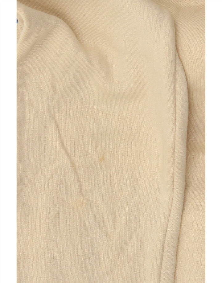 Giacca da ginnastica grafica da donna Asics UK 10 piccola in cotone beige