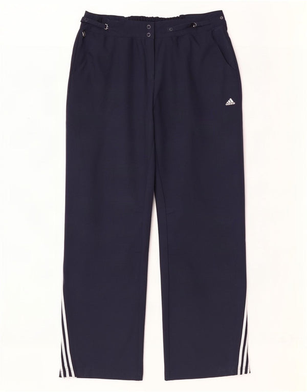 Pantaloni Adidas Donna Climalite Chino UK 14 Medium W32 L32 Blu Navy