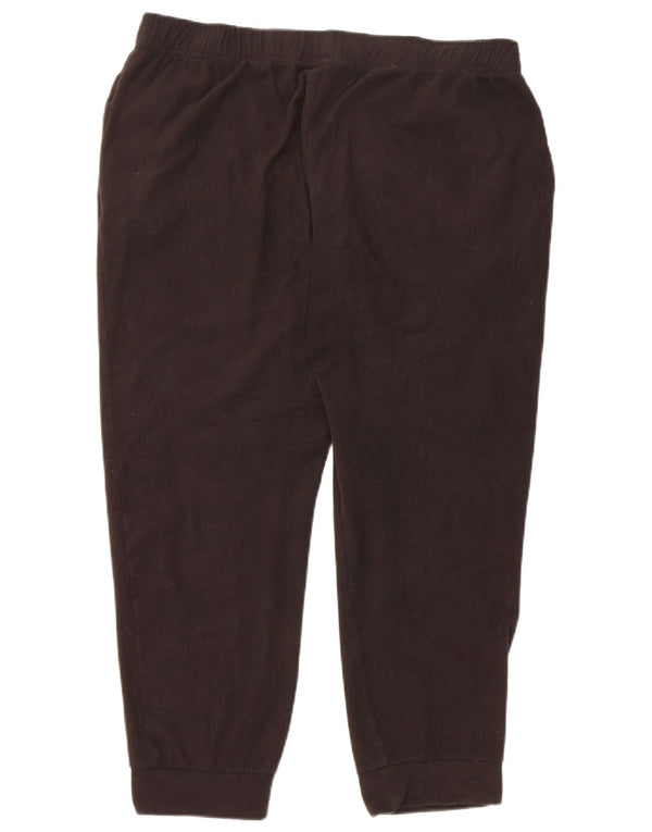 Pantaloni da tuta da donna in pile Avirex Joggers UK 20 2XL Poliestere nero