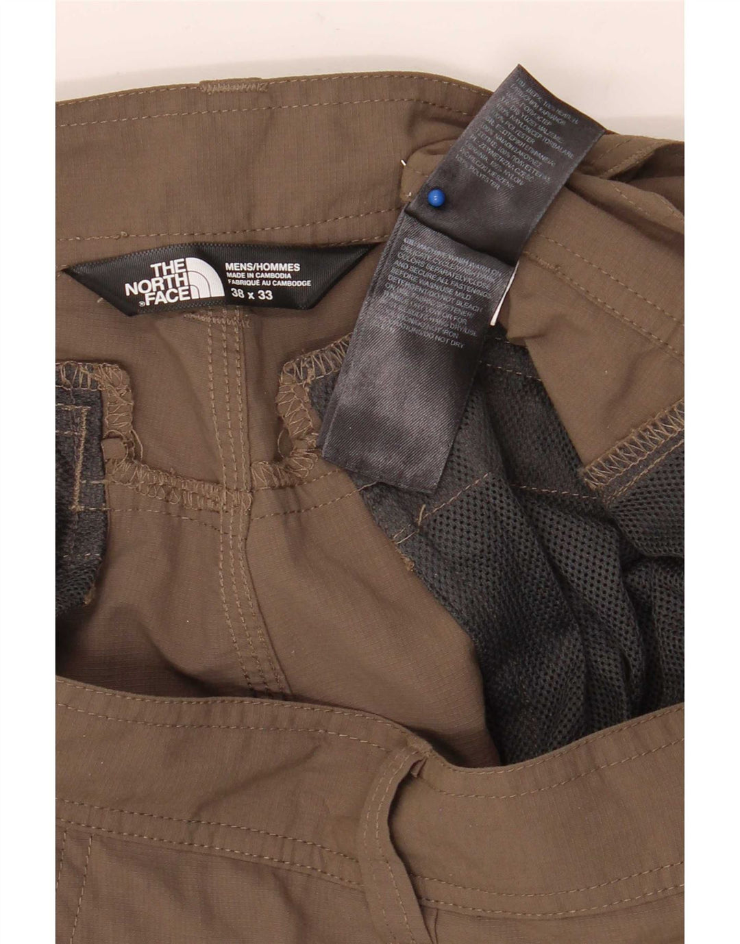 Pantaloncini cargo da uomo The North Face W38 XL Poliestere beige