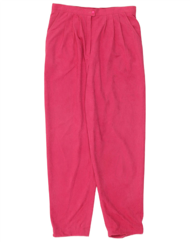 Pantaloni con pegging larghi da donna vintage W28 L28 Rosa