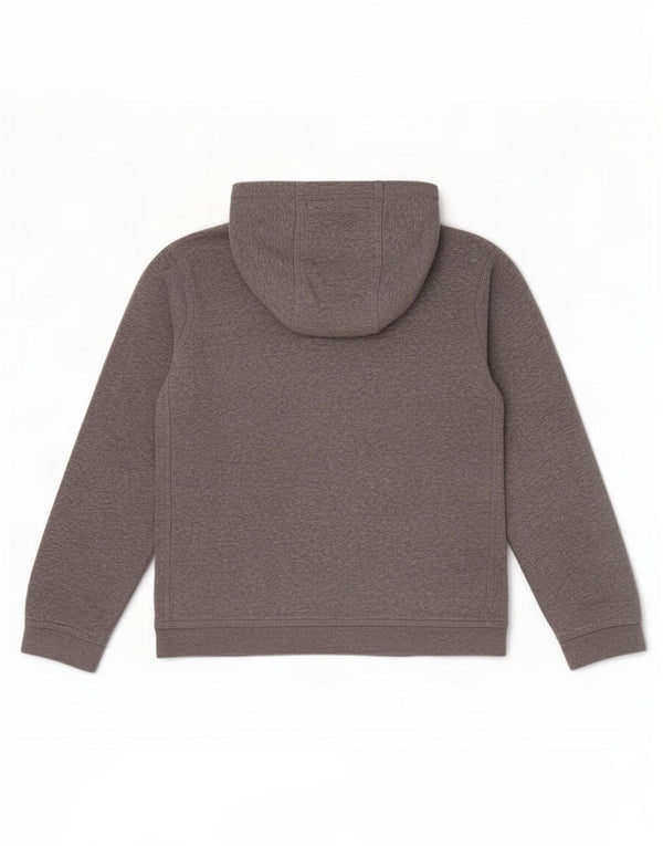 Nike Boys Hoodie Jumper 12-13 Years Large Grey Flecked Cotton