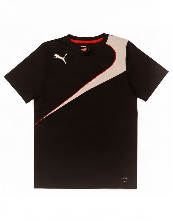 T-shirt Nike da uomo Top Small nera color block