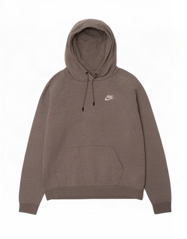 Felpa con cappuccio da donna Nike UK 14 cotone grigio medio