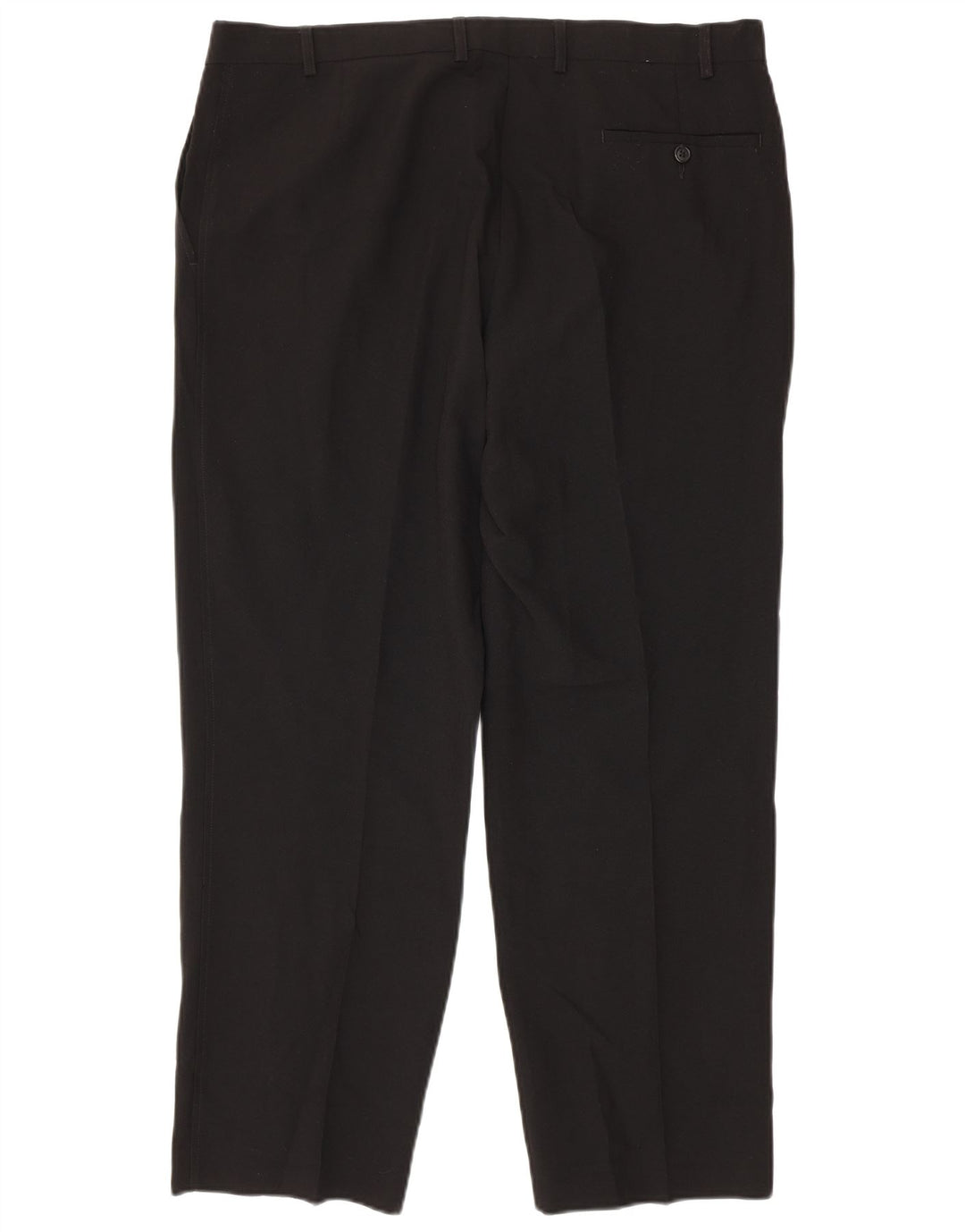 Pantaloni chino dritti da uomo Marks & Spencer W38 L29 poliestere nero