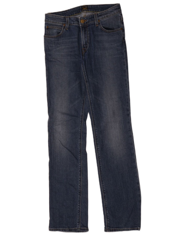 Jeans dritti Marion da donna Lee W26 L31 cotone blu