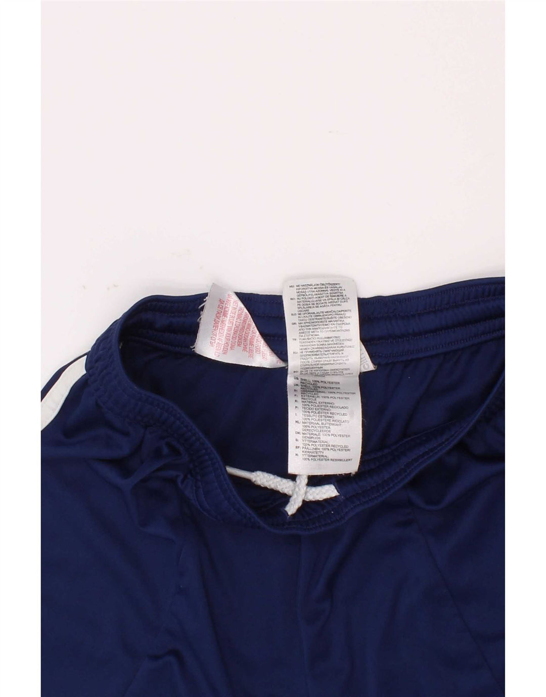 Pantaloncini sportivi Adidas Climalite da ragazzo 9-10 anni, colore blu medio
