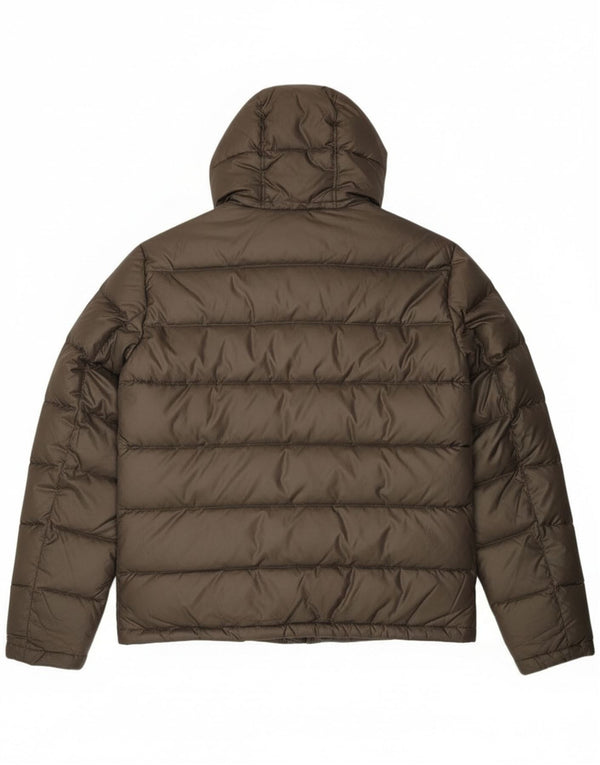 Giacca Imbottita con Cappuccio Trussardi Jeans Uomo IT 54 2XL Poliestere Kaki