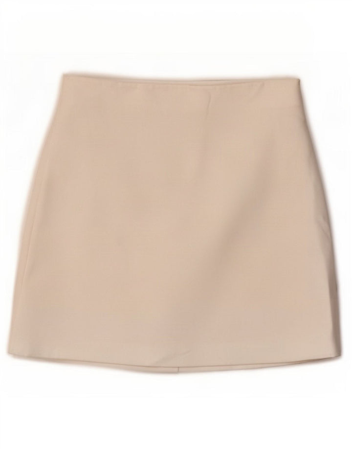 Minigonna Zara Donna XS W24 Bianca