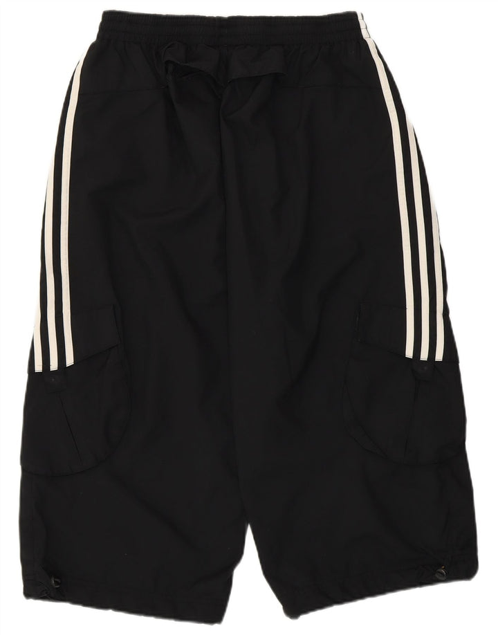 Pantaloncini sportivi Adidas da uomo Bermuda medio nero in poliestere